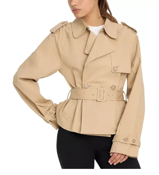 Cropped Trench Jacket